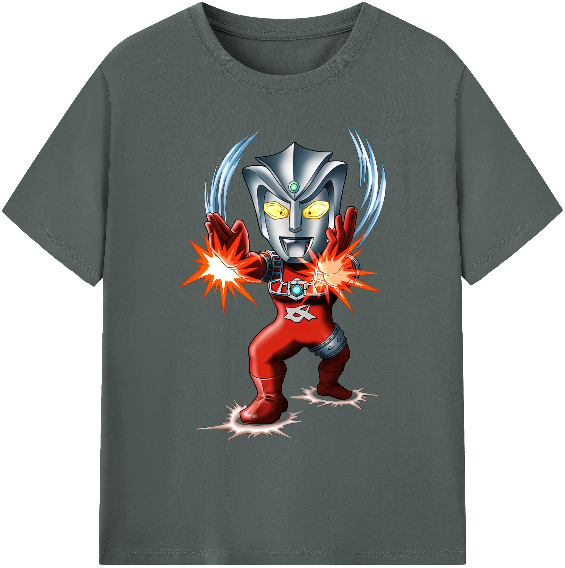 （画像用） ウルトラマン Ultraman 綿100％ メンズ半袖Tシャツ｜肌触りやわらか＆通気性